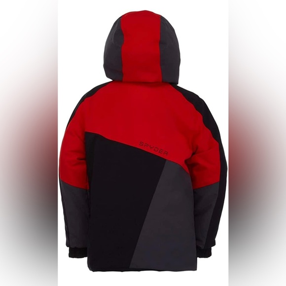 Spyder Boys Ambush Insulated Ski Jacket Sz 5 - Picture 2 of 2